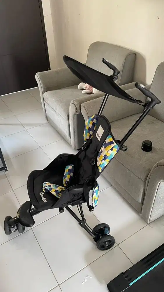 Preloved Stroller chocolate isport