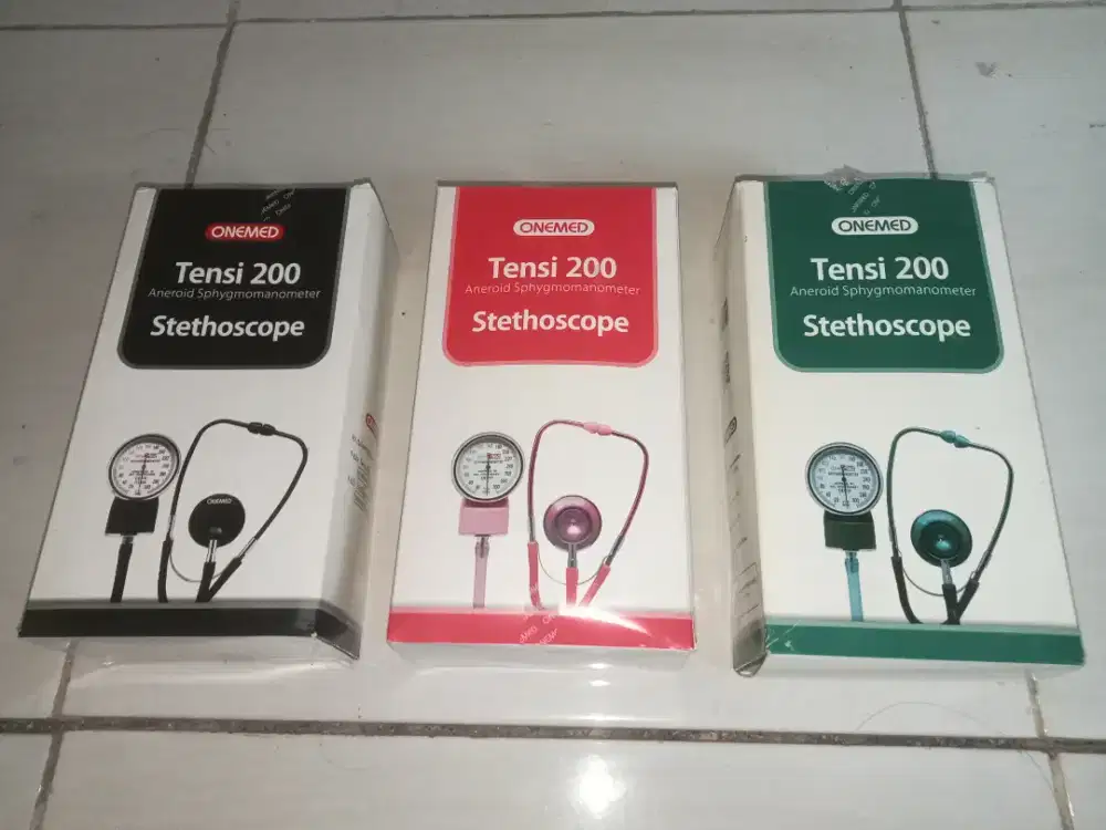 Tensimeter 1set stetoskop ONEMED kondisi BARU