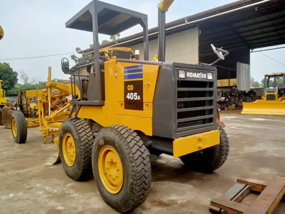 JUAL KOMATSU GD405A-2 MOTOR GRADER BUILT UP 2020