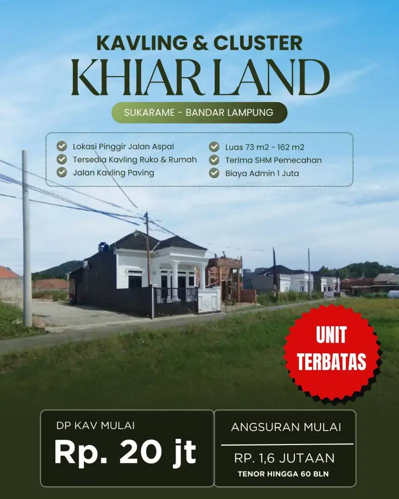 KAVLING ISTIMEWA PULAU SINGKEP SUKARAME