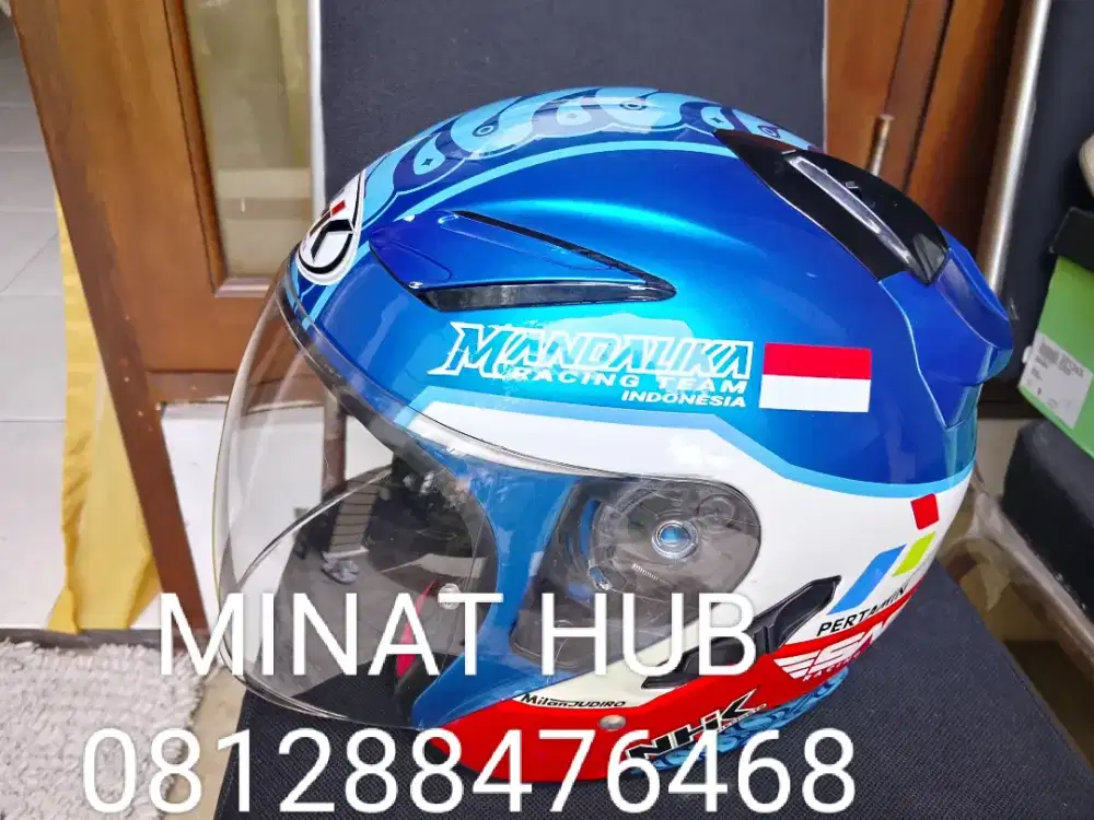 DIJUAL MURAH SAJA HELM MANDALIKA JARANG DIPAKAI SEPERTI BARU SIZE XL