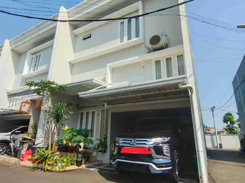 rumah minimalis siapa huni di kenduri reaidence jagakarsa jakarta selatan