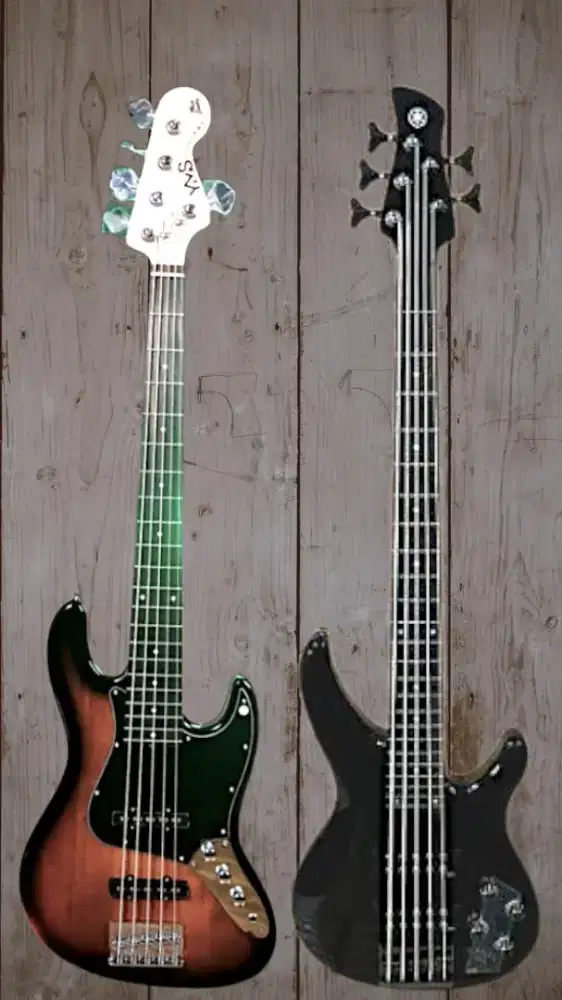 Bass Yamaha trbx 305 & Bass Yms volcano jazzbucker