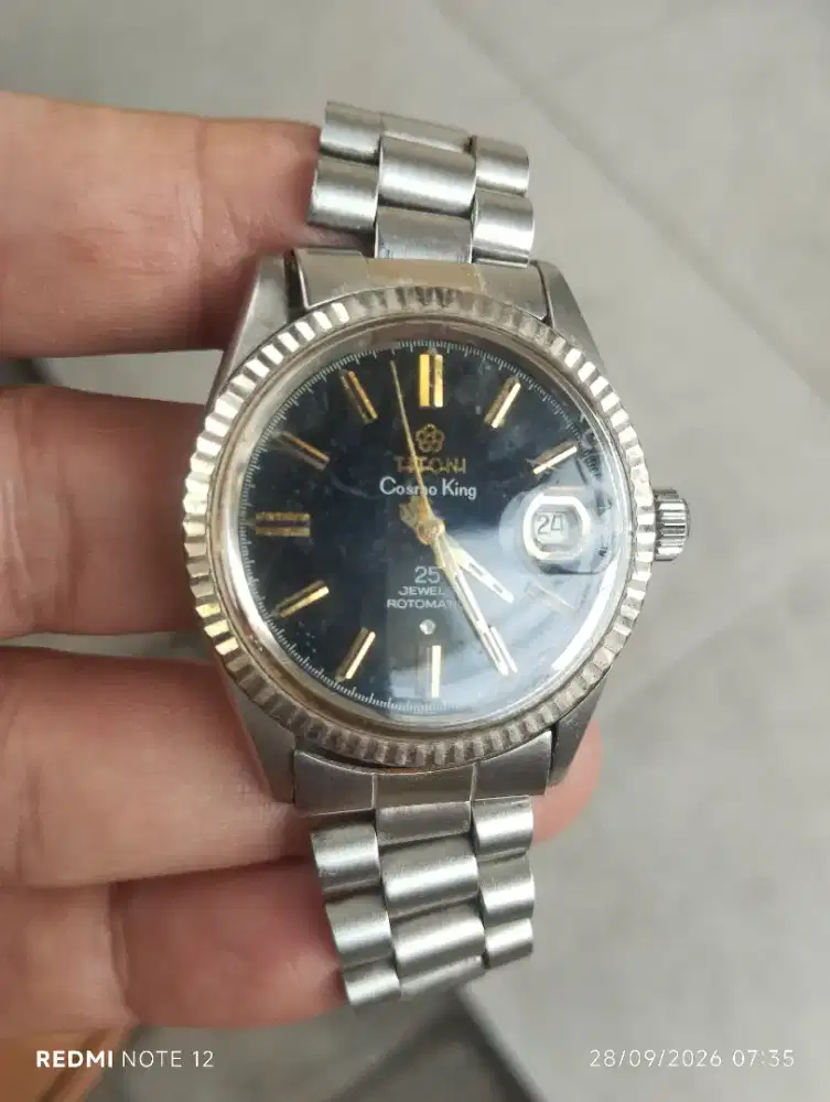 Jam tangan vintage titoni Cosmo king original