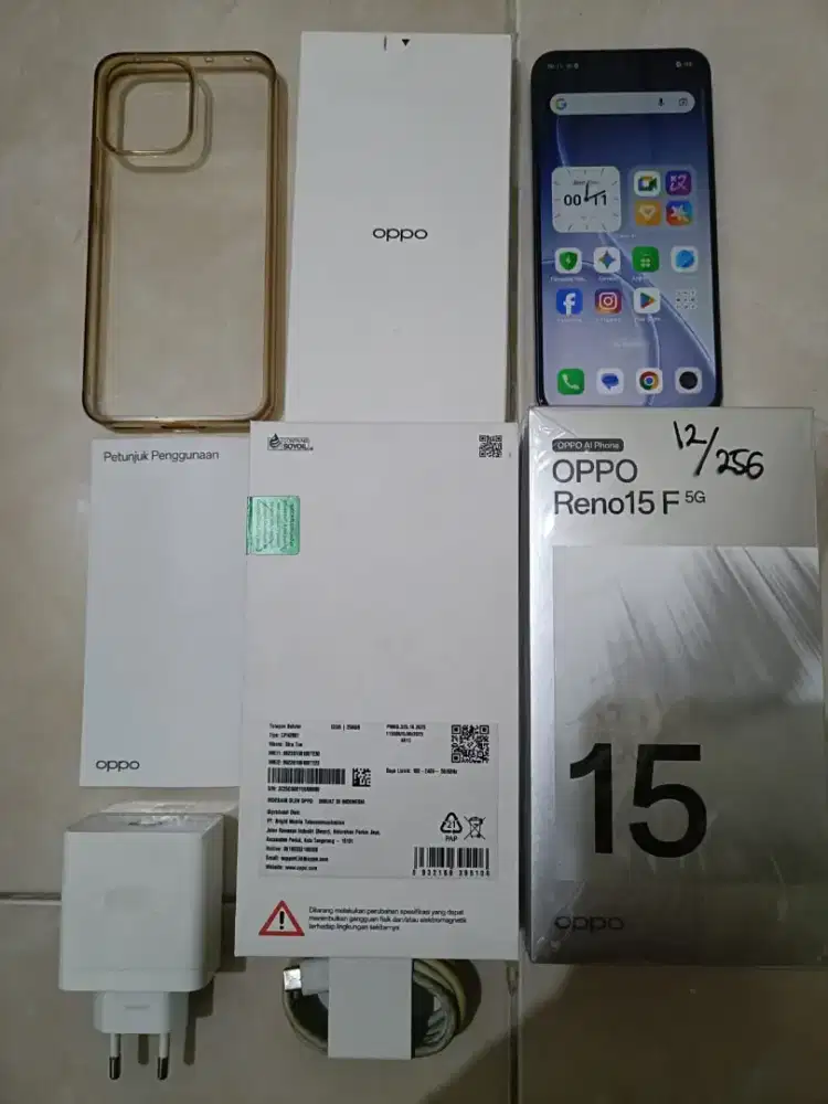 Oppo Reno 15F 5G seperti baru 12/256