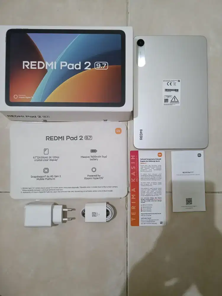 Redmi pad 2 9,7 seperti baru