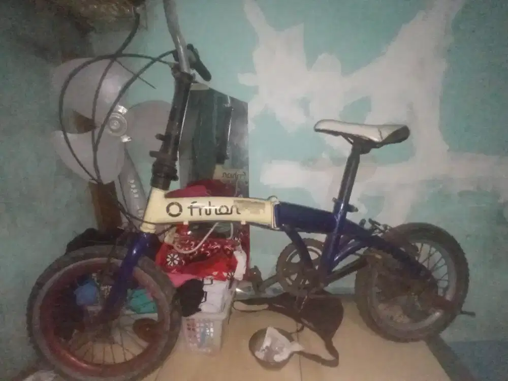 Jual aja sepeda lipat apa adanya 250nego dikit