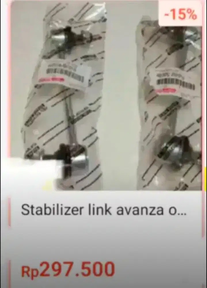 Link stabylizer depan avanza 2012 s /d 2018