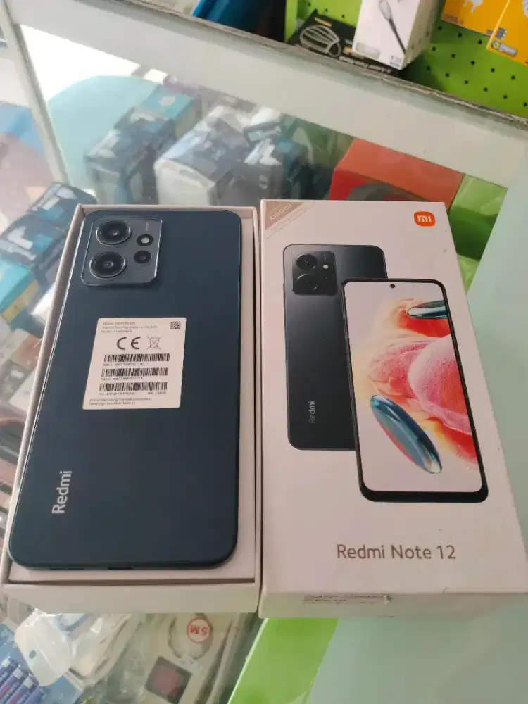 Redmi note 12 6+6/128GB NFC Fullset original mulus no minus