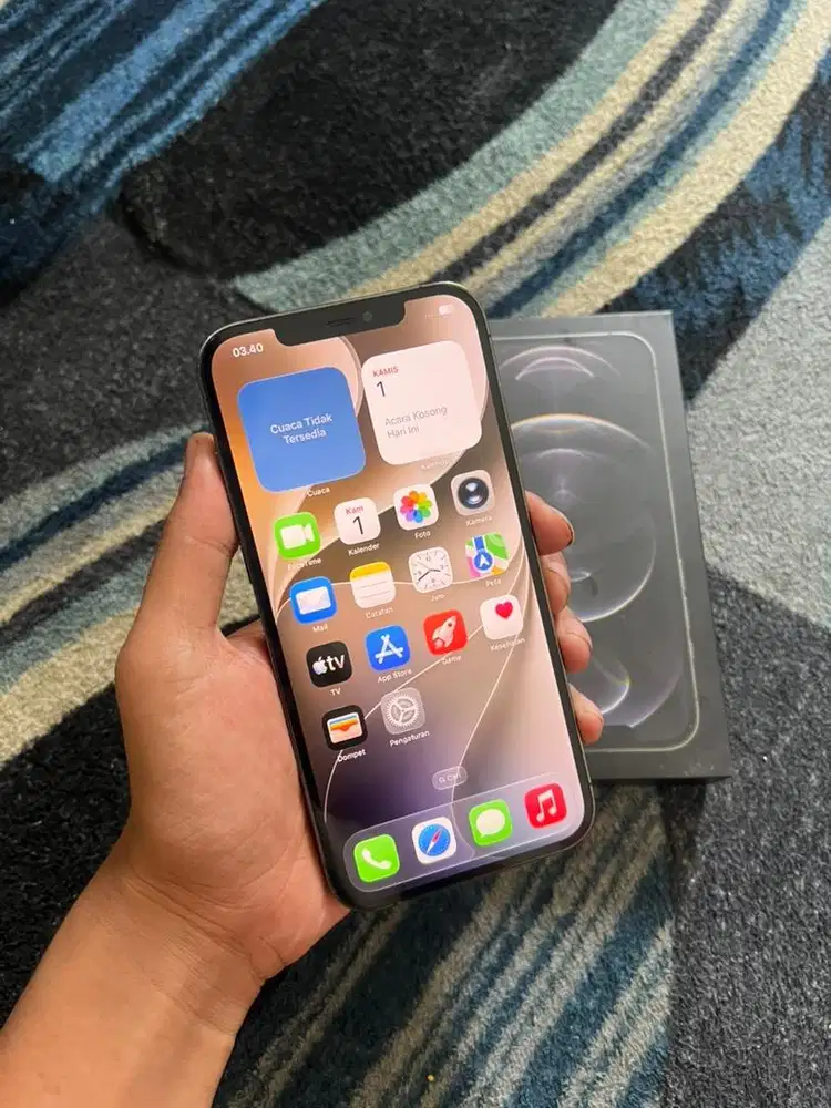 Iphone 12 Promax 128gb iBox Fullset Original