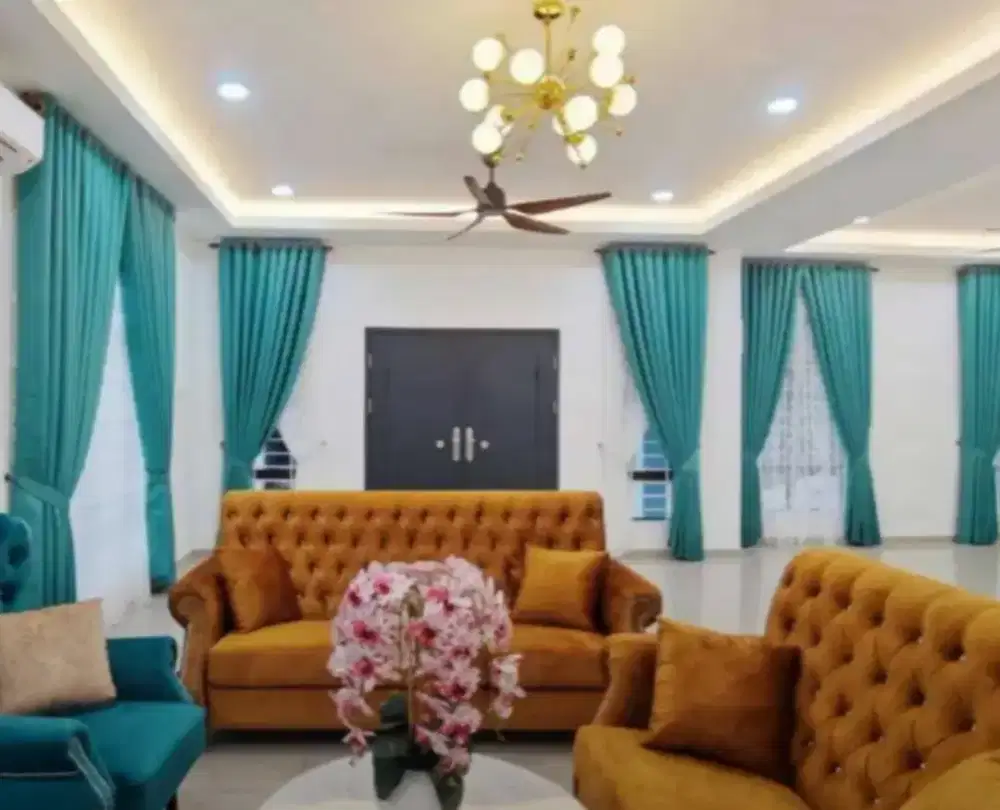 Gorden Jendela Desain Mewah Custom Bisa request Ukuran |