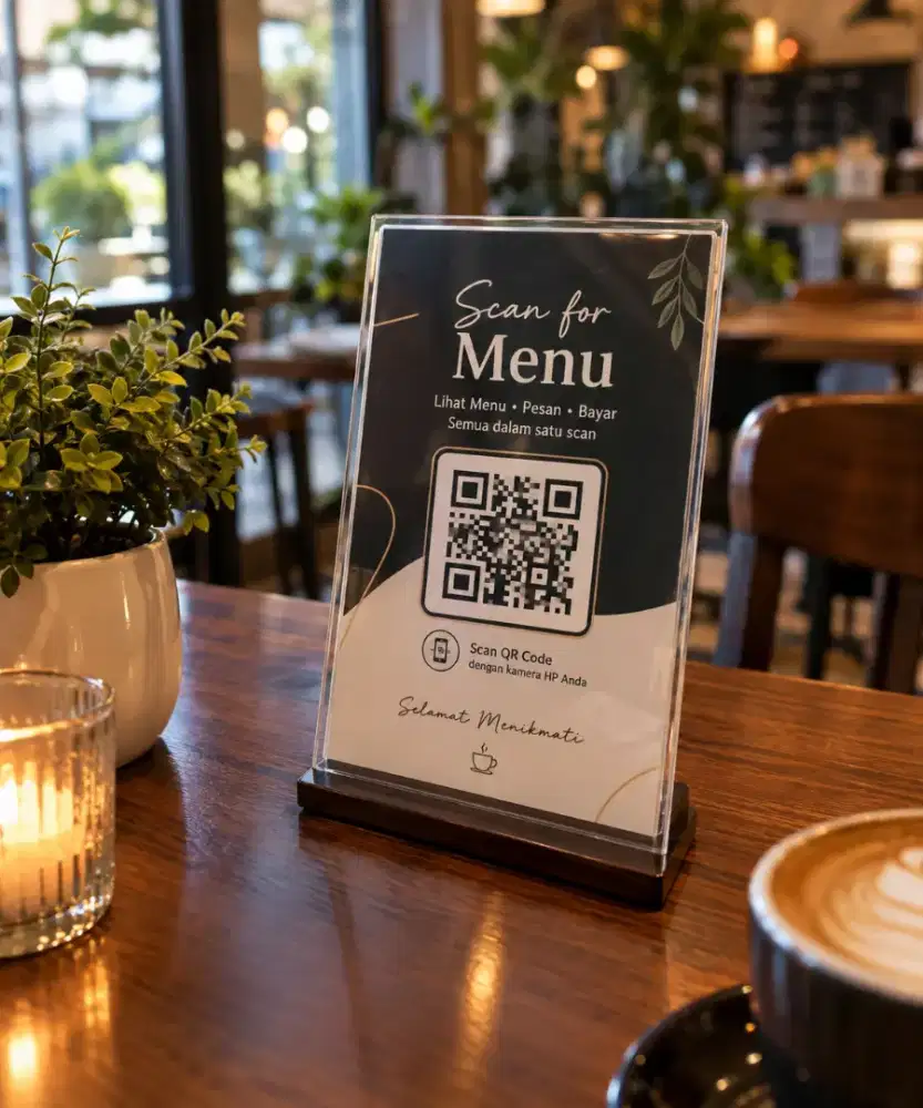 Jasa Pembuatan QR Code Menu Digital Restoran & Kafe