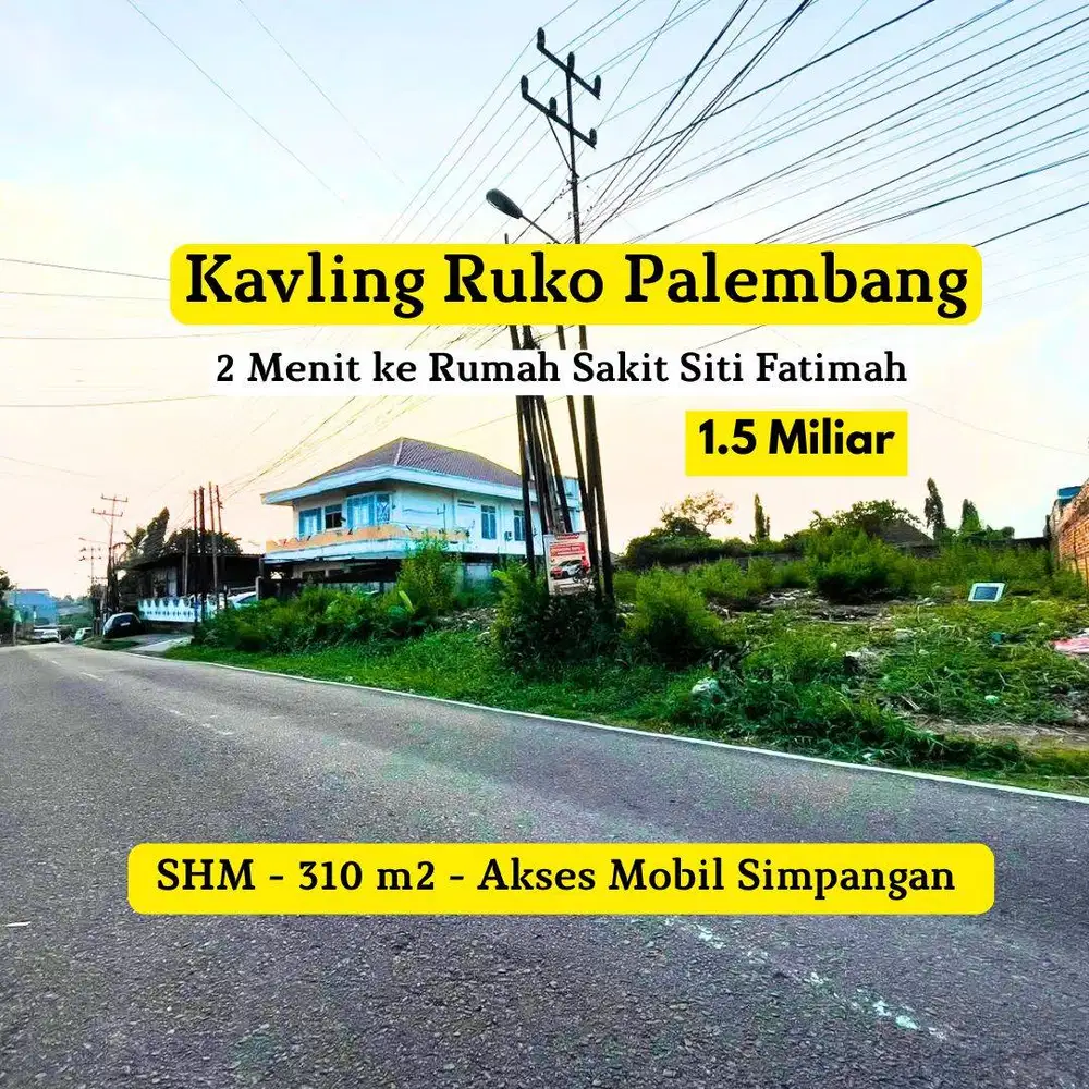 KAVLING RUKO 2 MENIT KE RS SITI FATIMAH