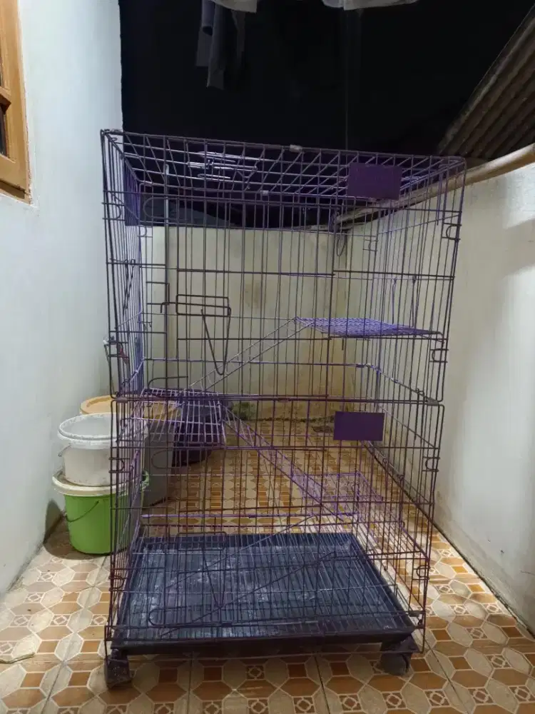 Kandang besi  40x60x90 kucing anjing kelinci barter tuker tambah