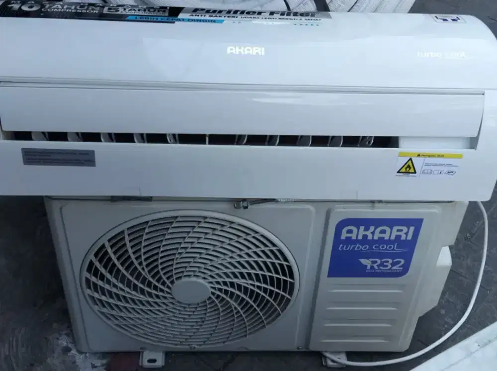 Jual ac akari  1 pk R 32 lowwat 700watt kondisi 95% ori smua
