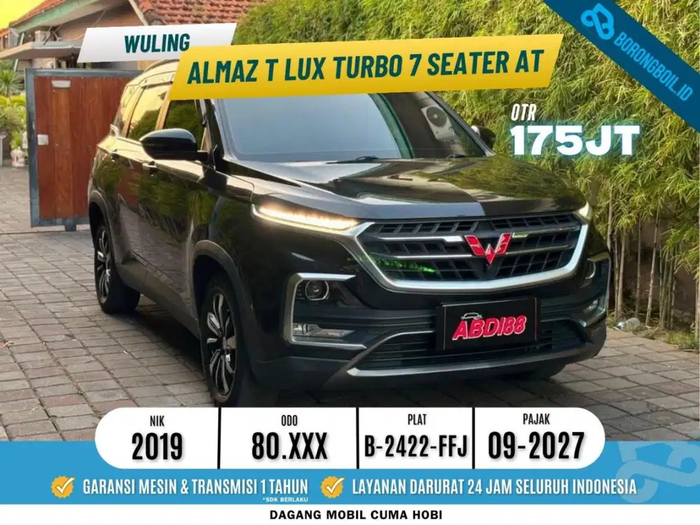 WULING ALMAZ T LUX TURBO 7 SEATER 2019
