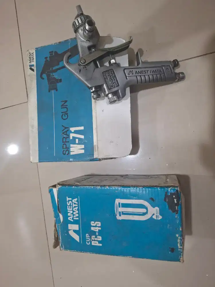 Spray gun anes iwata + cup original japan