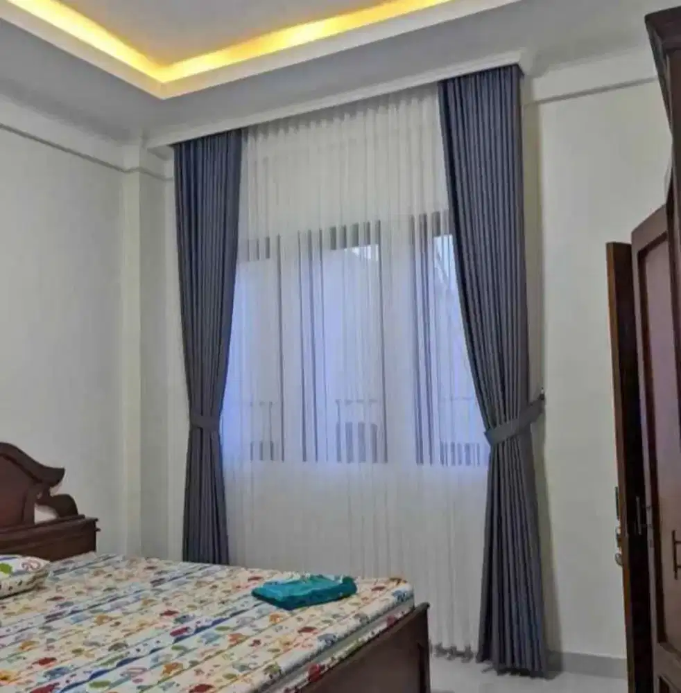 PROMO Gorden jendela Minimalis | Gorden Custom Mewah | Pasang Cepat |