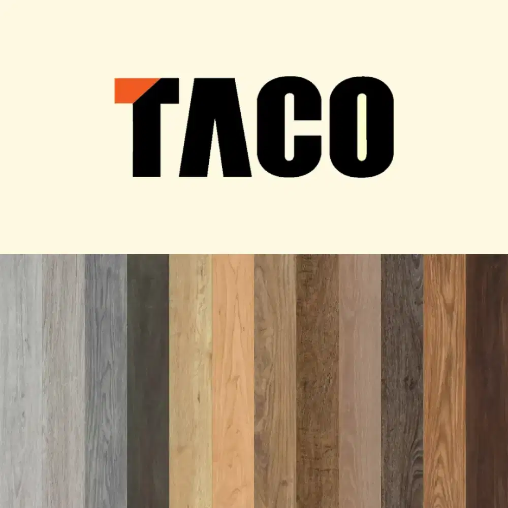 Lantai SPC TACO tebal 5,5mm isi 2,2m²