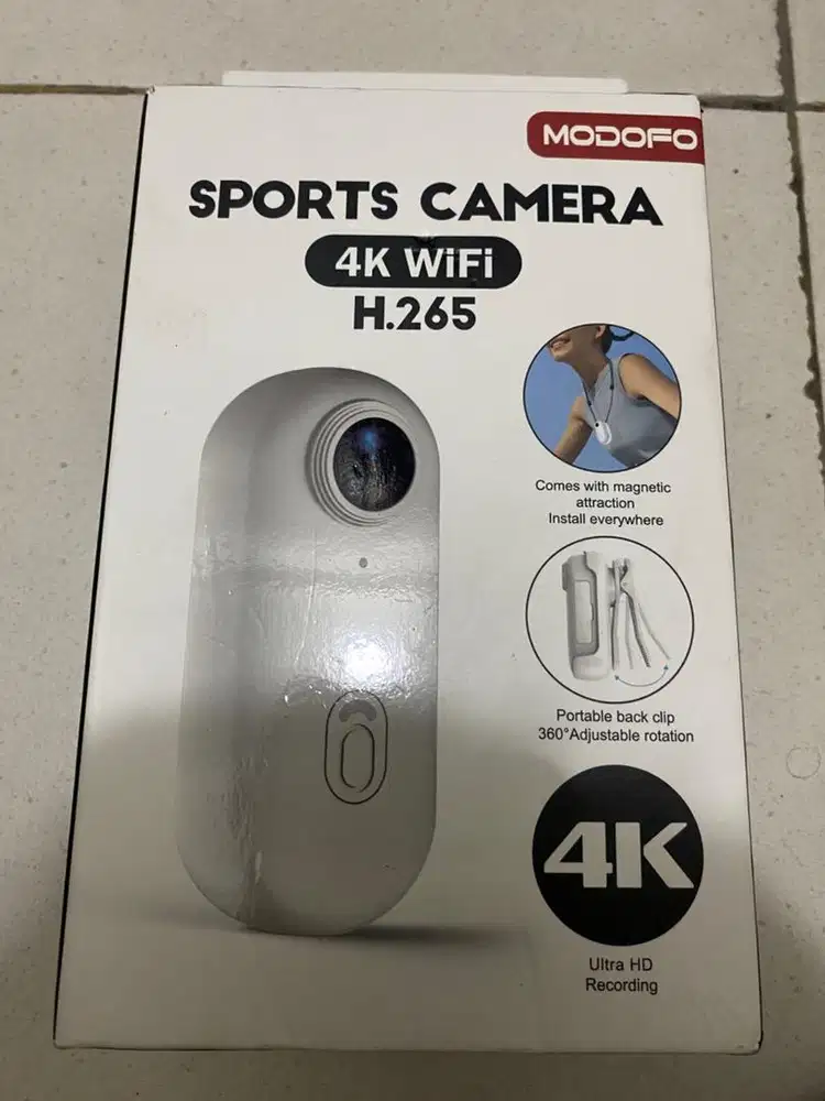 MODOFO kamera vlog 4k/wifi camera action HD jempol magnetik sport
