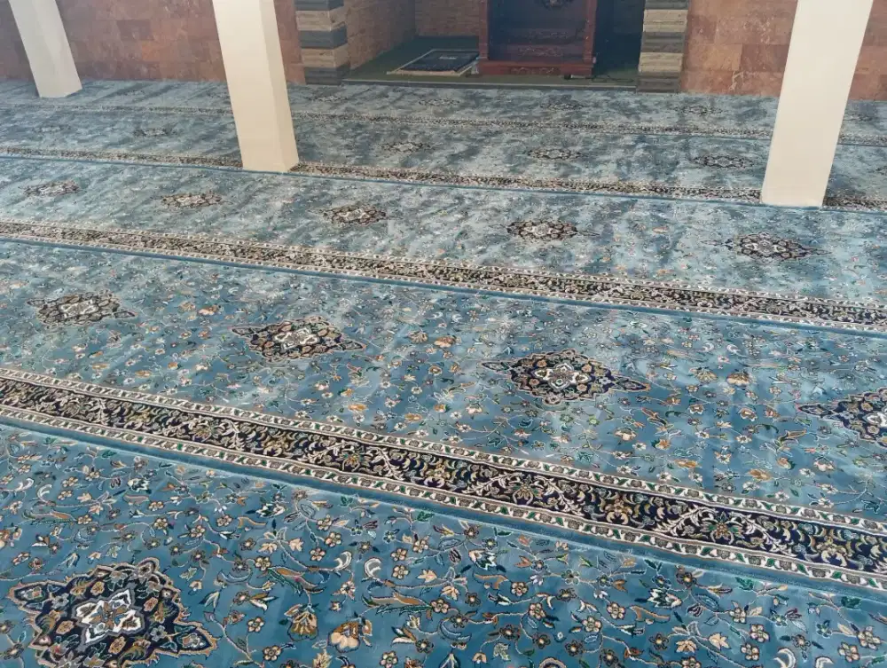 JUAL KARPET MASJID IMPORT TURKIYE MOTIF KHAS RAUDAH