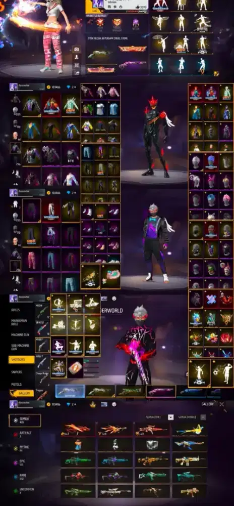AKUN FF ASLI 100% AMAN DAN TERPERCAYA