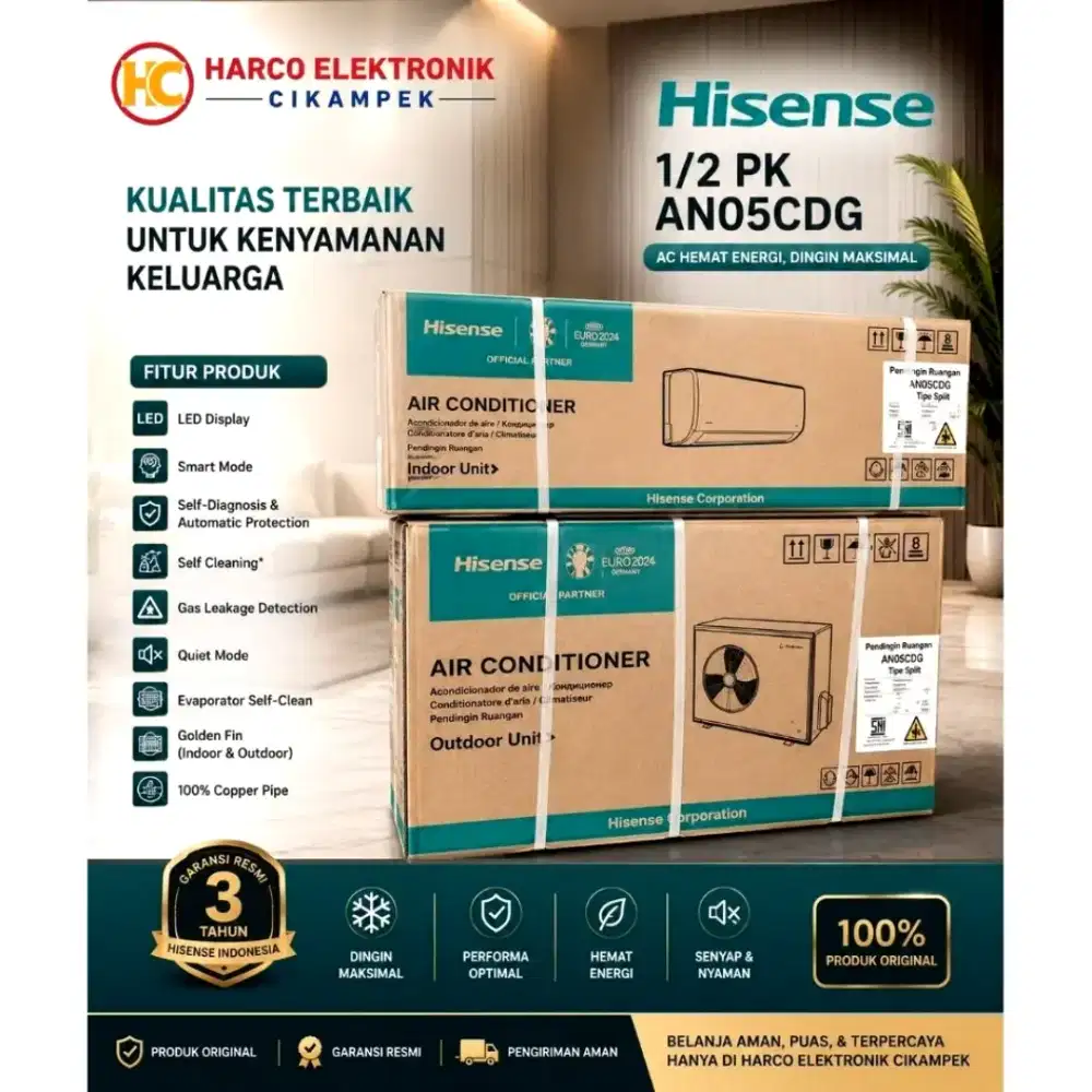AC 1/2 PK Merk Hisense