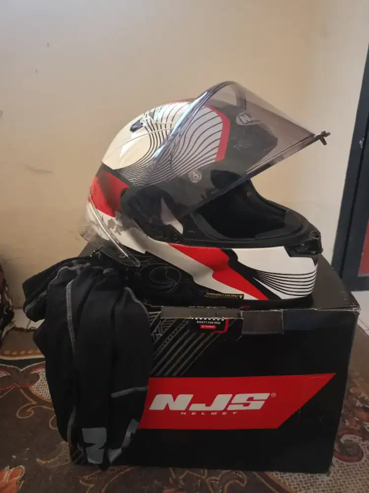 Helm NJS ZX-1 GT Series Nusantara white