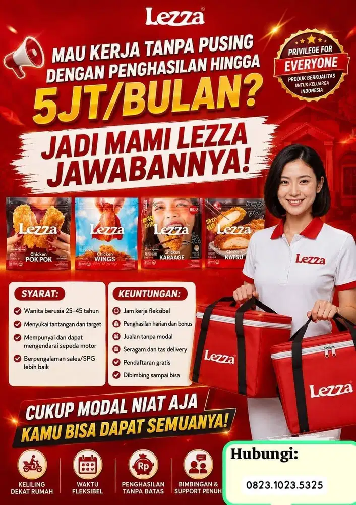 Di cari Sales wanita Canvasing