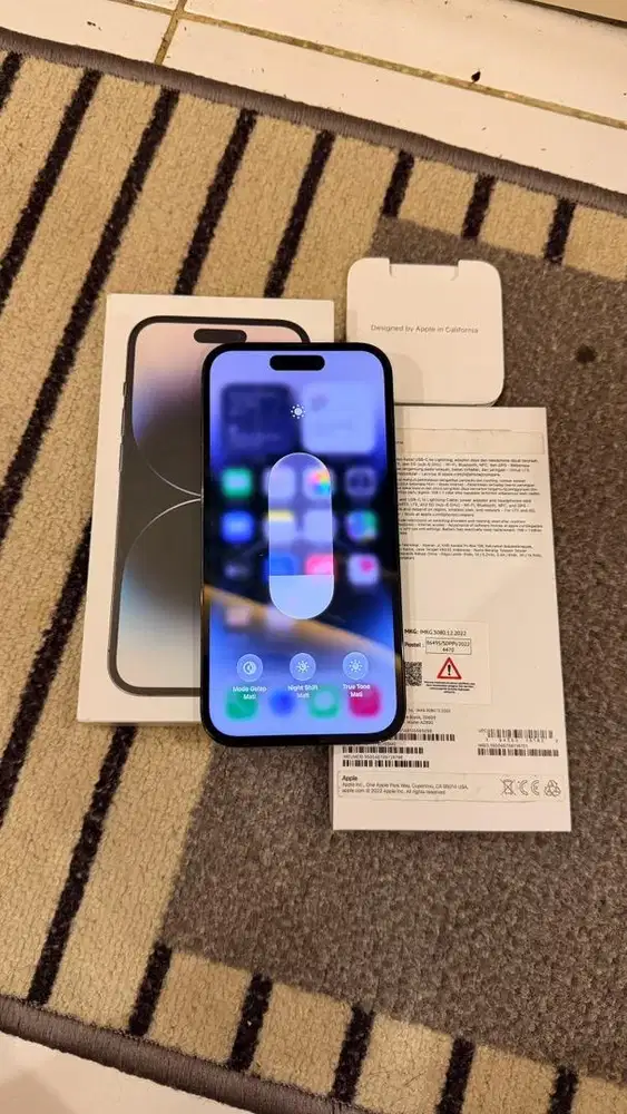 Iphone 14 Pro 128GB Black Resmi Ibox Lengkap
