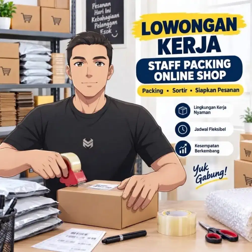 Lowongan pekerjaan packing barang