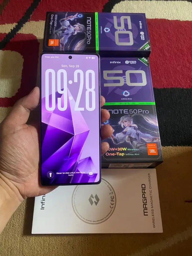 BISMILLAH INFINIX NOTE 50 PRO RAM 8/256 FULSET NOMINES