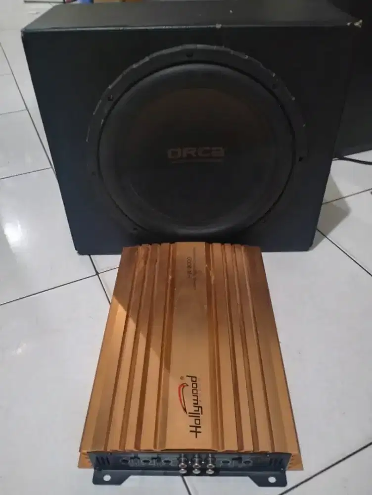 Power Hollywood 4 chel+ subwoofer orca 12 in