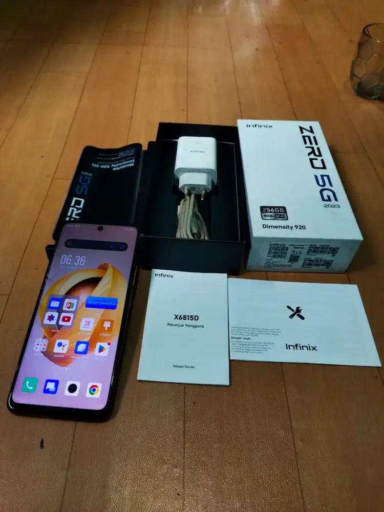 Infinix zero 5G 2023 ram 8/256 Gb fullset no minus