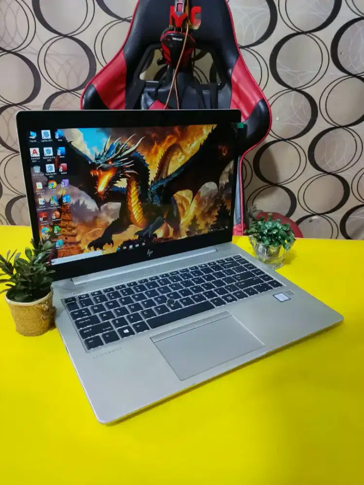 Laptop Tipis HP Elitebook i5 Gen 8 RAM 8GB Fisik Istimewa