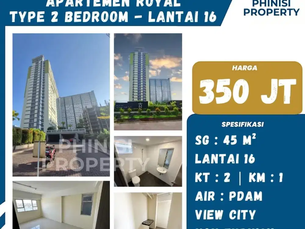 Dijual Murah Apartemen Royal Panakkukang 2 Bedroom