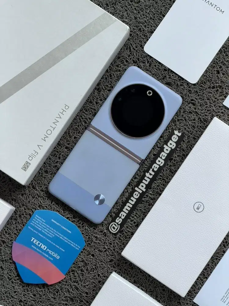 Tecno Phantom V Flip 5G 256gb Fullset Resmi
