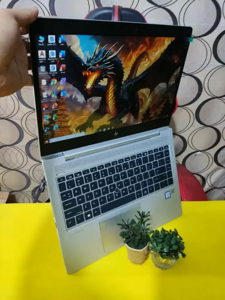 HP Elitebook 840 G6 i5 Gen 8 Baterai 100% Mulus Like New