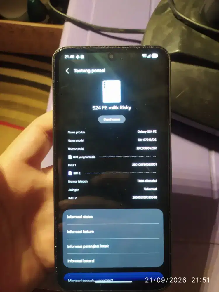 Samsung s24 fe 128