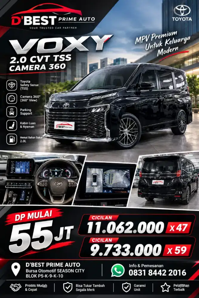 TOYOTA THE NEW VOXY 2.0 TSS 2024 NIK 2023