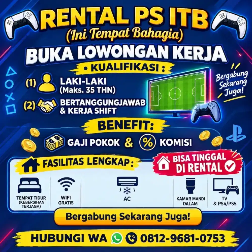 Lowongan kerja jaga rental