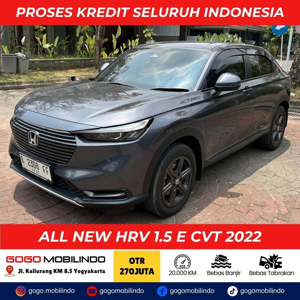 ALL NEW HRV 1.5 E CVT 2022 SILVERSTONE PEMAKAIAN 2023 KREDIT MURAH