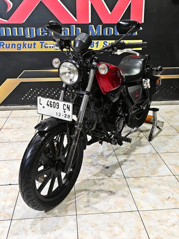 Beneli Evo 200cc Red Metalic mewah Th 2018. Anugerah Motor Rungkut