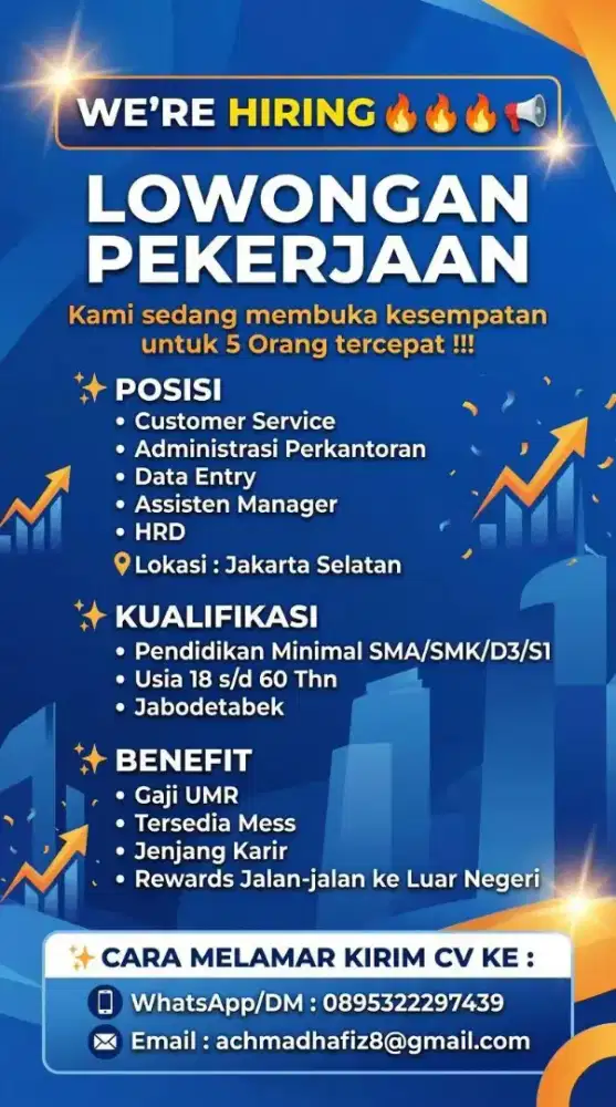 Loker 3 orang tercepat