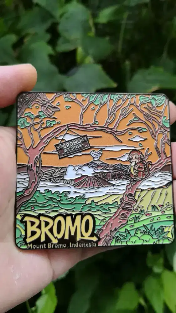 Magnet Kulkas Bromo At Dusk