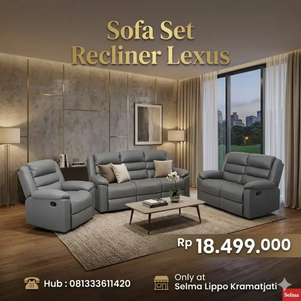 Sofa Set Recliner Lexus