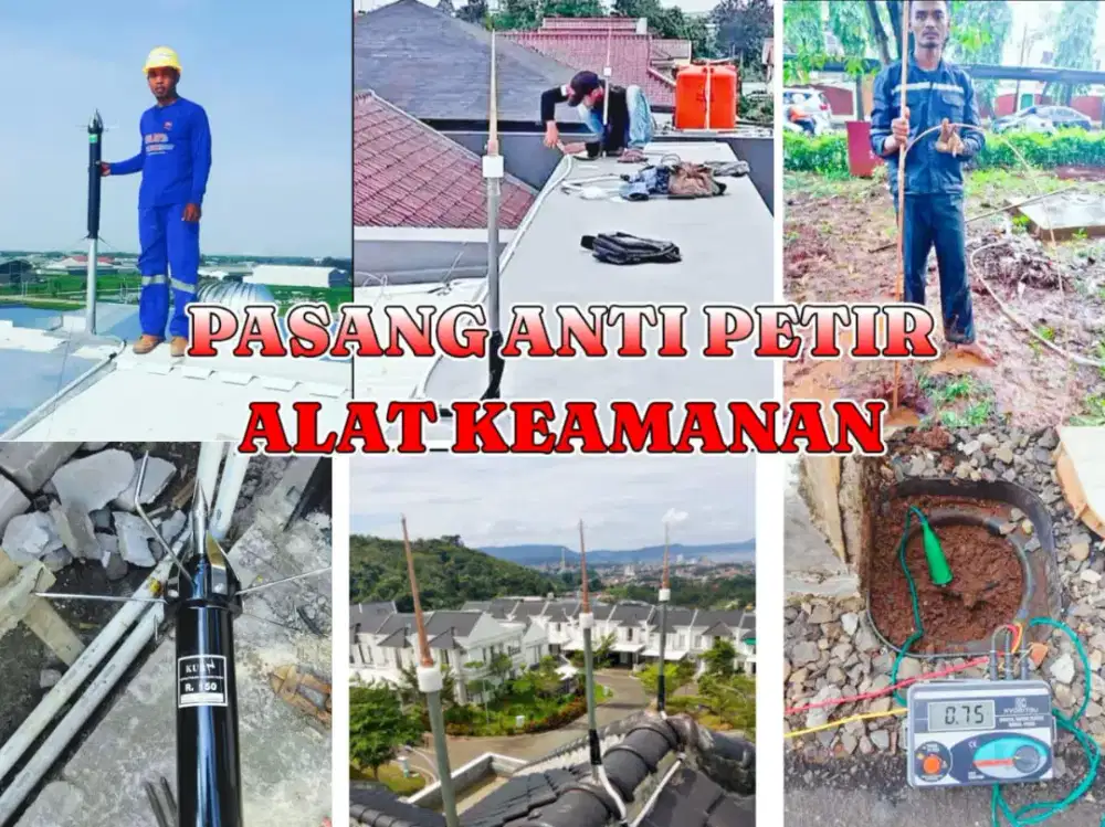 Jasa Instalasi Pemasangan Penangkal Petir Standar SNI