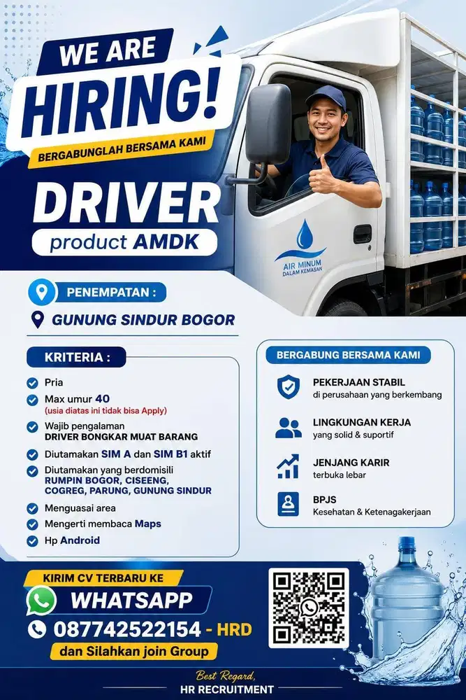 LOWONGAN KERJA...DIBUTUHKAN SEGERA !