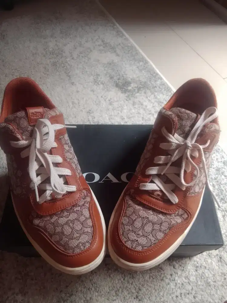 sepatu coach signature sneaker ORIGINAL ASLI size 41.5