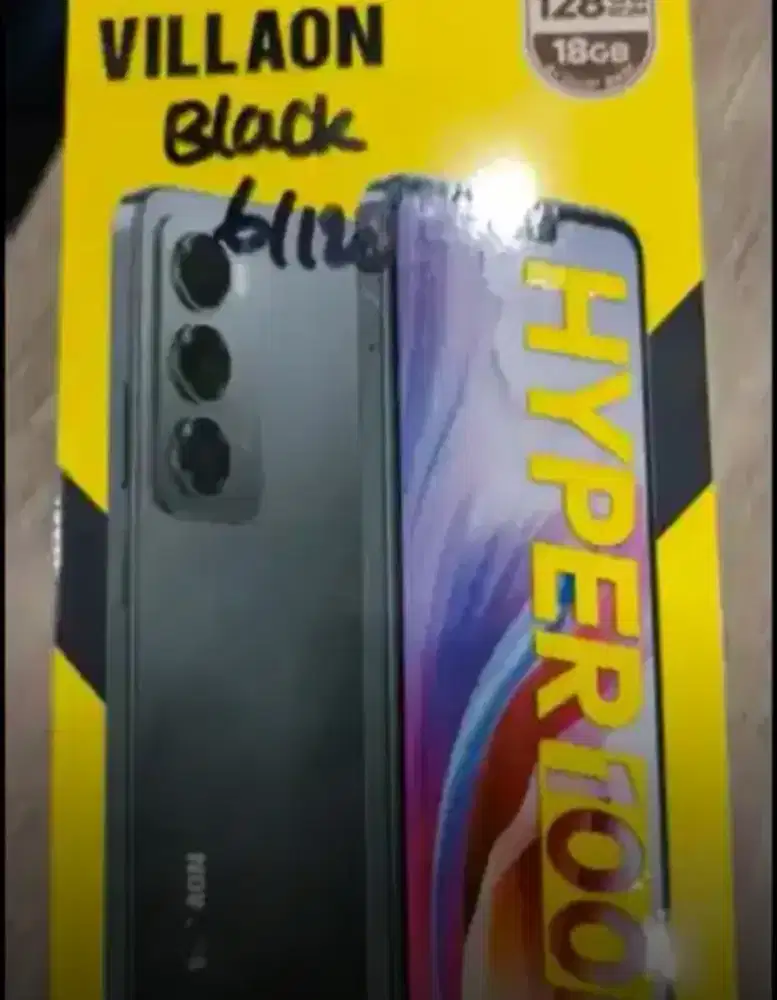 Villaon H100 Hyper100 Hyper 100 6/128 BNIB Garansi Resmi Indonesia